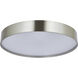 Snare LED 17 inch Brushed Nickel Flush Mount Ceiling Light
