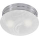 Elowen 2 Light 10 inch Brushed Nickel Flush Mount Ceiling Light