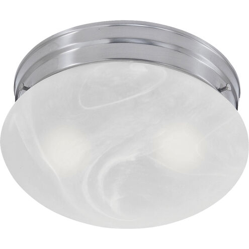 Ceiling Essentials 2 Light 10 inch Brushed Nickel Flush Mount Ceiling Light