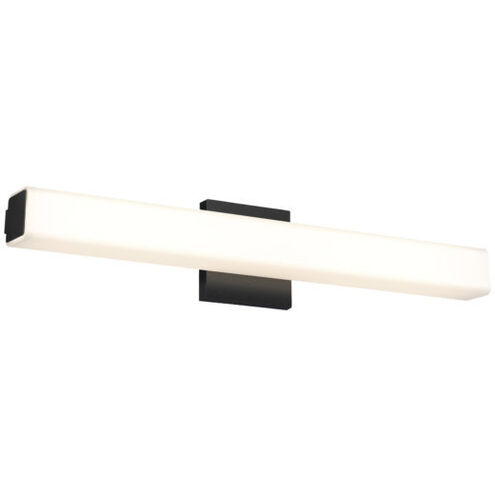Noble LED 4.25 inch Black Vanity Light Wall Light, Indoor