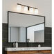 Bram 4 Light 29 inch Matte Black Vanity Fixture Wall Light