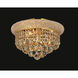 Empire 4 Light 14 inch Gold Flush Mount Ceiling Light