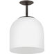 Willa LED 12 inch Black Oxide Pendant Ceiling Light, Semi-flush Mount