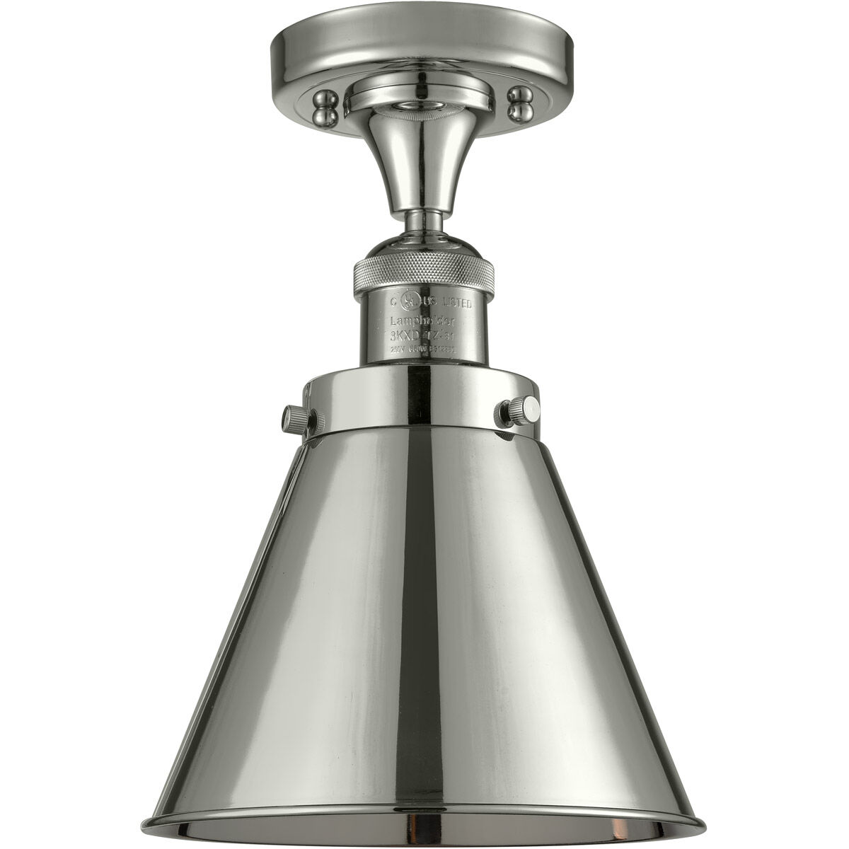 Franklin Restoration Appalachian 1 Light 8.00 inch Semi-Flush Mount