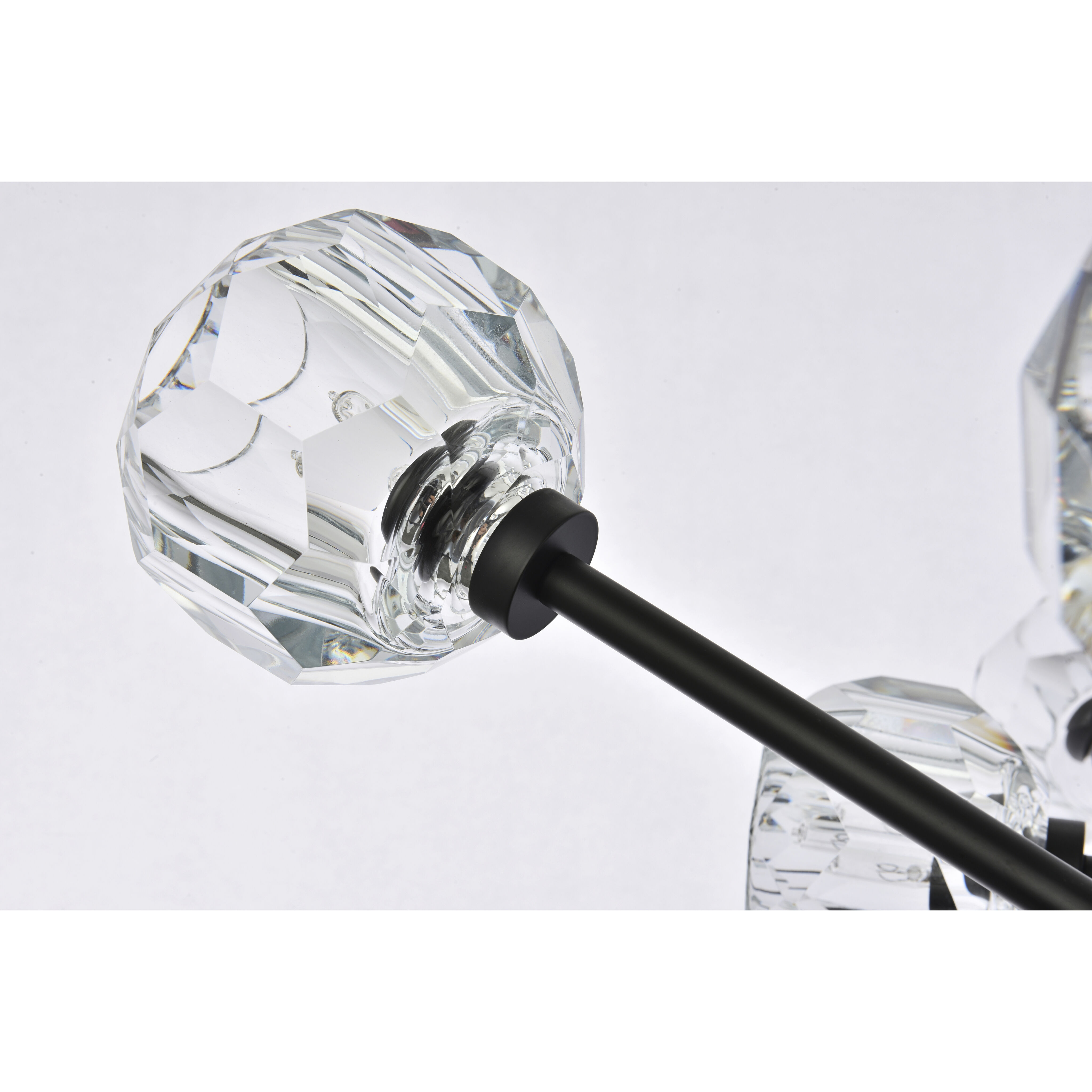 Graham 15 Light 42 inch Black Pendant Ceiling Light