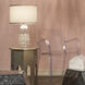 Ribbon 24 inch 150.00 watt Clear Glass Table Lamp Portable Light