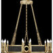 Mirage 12 Light 35.75 inch Gold Chandelier Ceiling Light