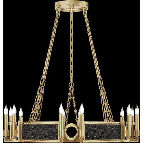 Mirage 12 Light 35.75 inch Gold Chandelier Ceiling Light
