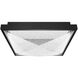 Beyond Wisteria LED 12 inch Black Flush Mount Ceiling Light