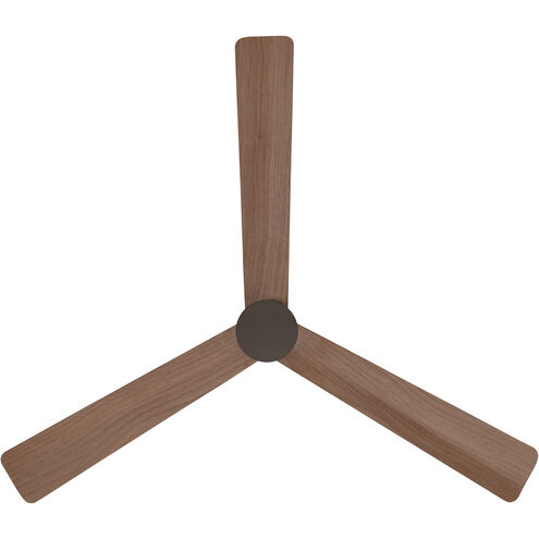 Simple 52 inch Oil Rubbed Bronze with Medium Maple Blades Outdoor Ceiling Fan