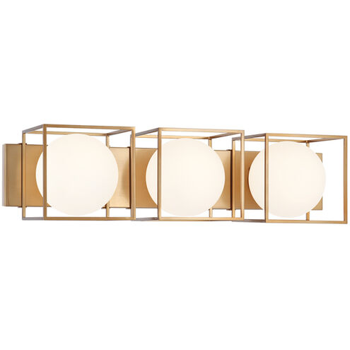Squircle Wall Sconce Wall Light in Aged Gold Brass