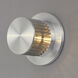 Alumilux Spoked LED 4.5 inch Satin Aluminum Outdoor Wall Mount