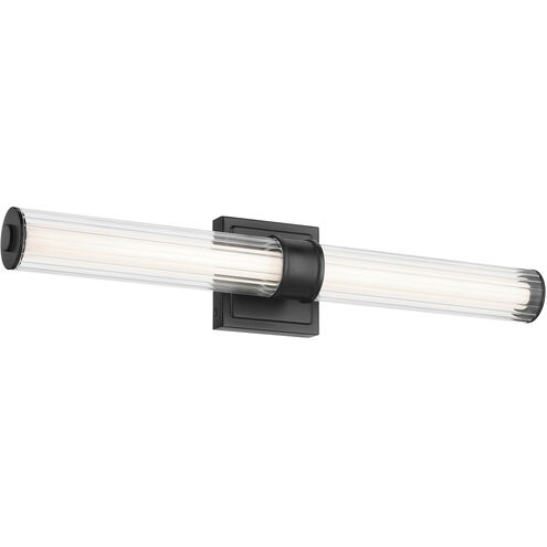 Laurene LED 26.5 inch Black Linear Bath Bar Wall Light, Medium