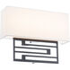 Vander Wall Sconce Wall Light in 2700K, 14in., Black