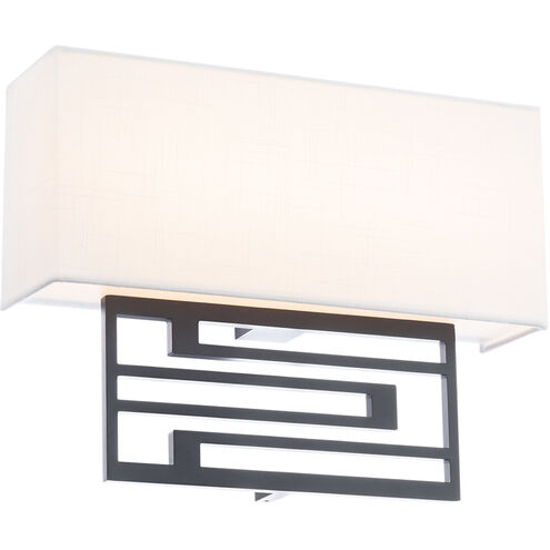 Vander Wall Sconce Wall Light in 2700K, 14in., Black