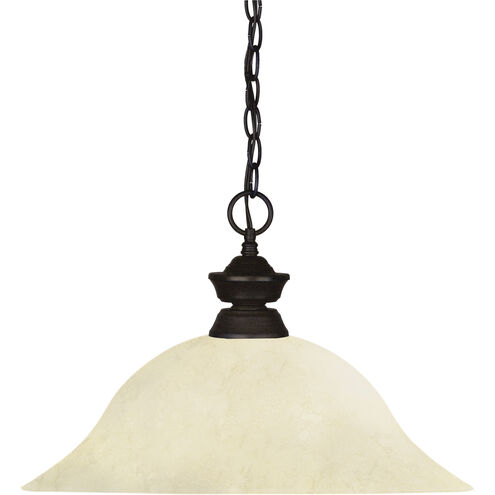 Pendant Lights 1 Light 16 inch Bronze Pendant Ceiling Light in 5, Golden Mottle Glass