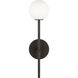 Richard June Sorelle 1 Light 4.5 inch Aged Iron Wall Sconce Wall Light in LED