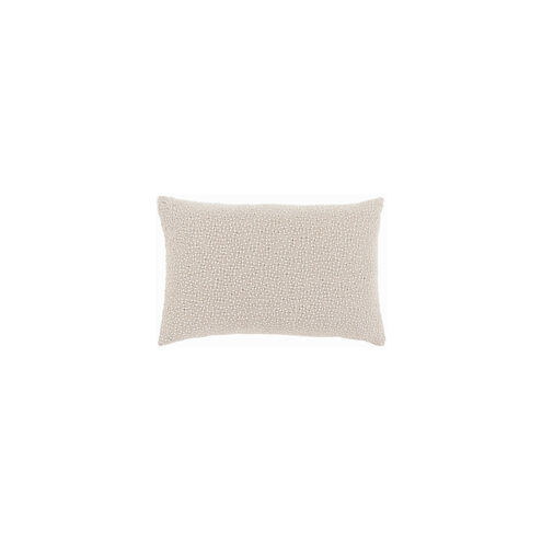 Eliza 19 X 13 inch Light Gray and White Lumbar Pillow