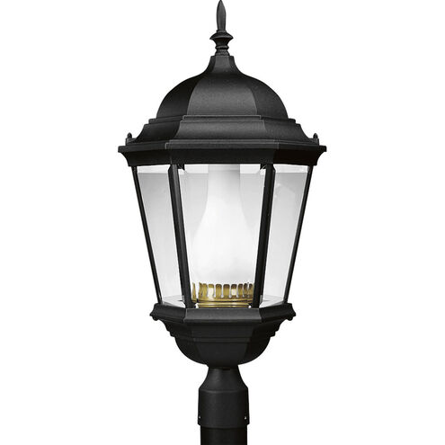 Welbourne 1 Light 26 inch Textured Black Outdoor Post Lantern