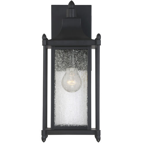 Dunnmore 1 Light 16 inch Black Outdoor Wall Lantern