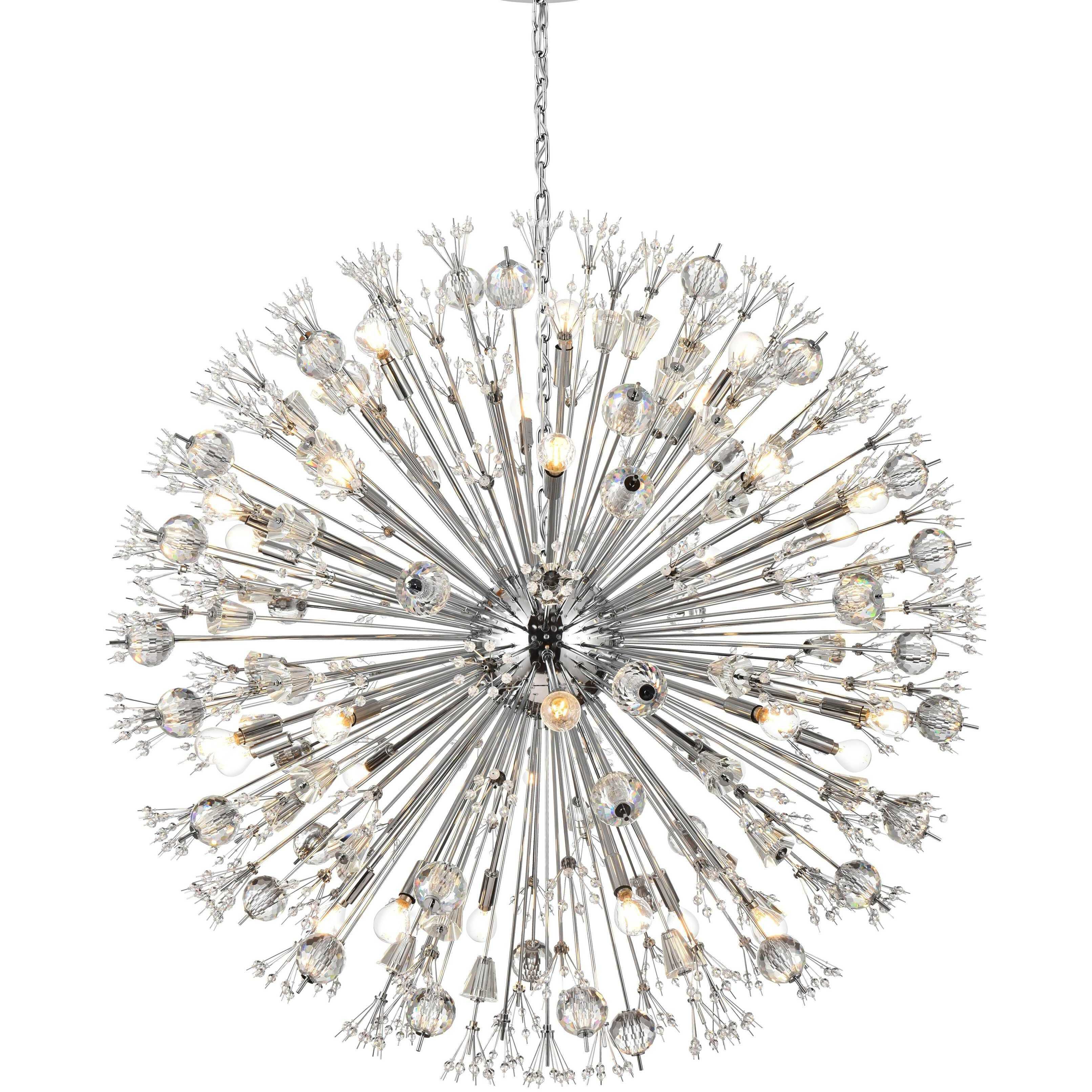 Vera 32 Light 44 inch Chrome Pendant Ceiling Light