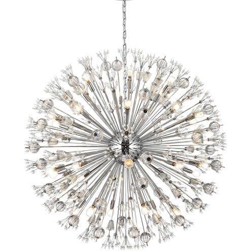 Vera 32 Light 44 inch Chrome Pendant Ceiling Light