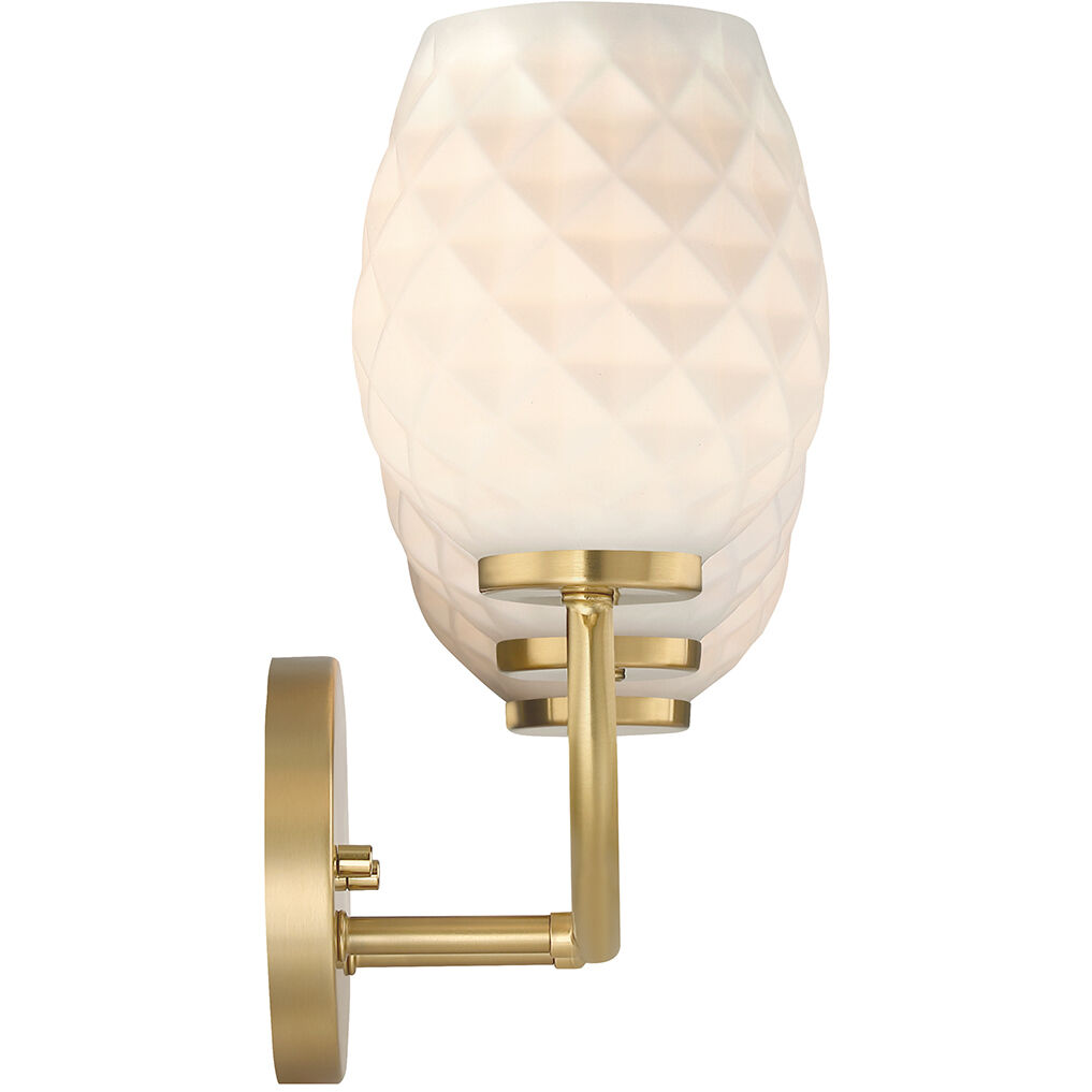 Dita 3 Light 23 inch Brushed Gold Vanity Light Wall Light