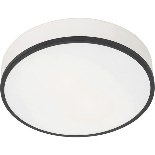 Aero 12.5 inch Matte Black Flush Mount Ceiling Light