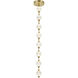 Marni LED 4.38 inch Natural Brass Pendant Ceiling Light