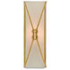 Ariadne 1 Light 6 inch Contemporary Gold Leaf Wall Sconce Wall Light, Large
