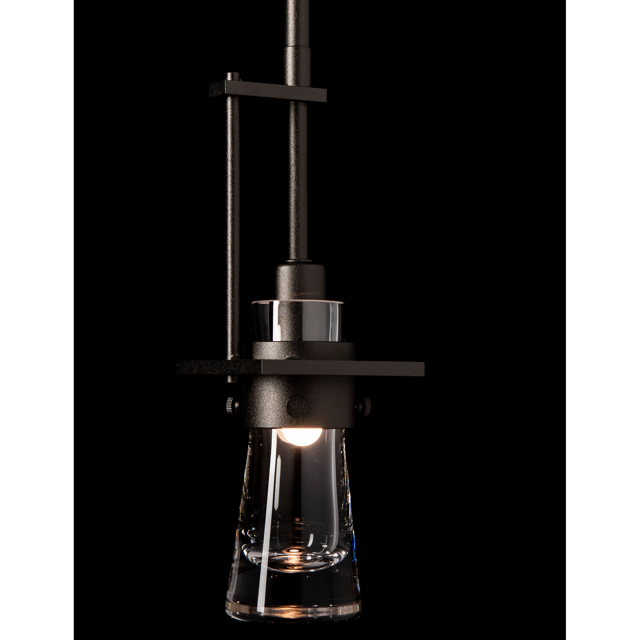Erlenmeyer 1 Light 3.3 inch Oil Rubbed Bronze Mini Pendant Ceiling Light, Small
