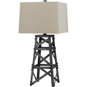 Tower 32 inch 150 watt Iron Table Lamp Portable Light