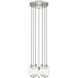 Arden 7 Light 18 inch Brushed Nickel Chandelier Ceiling Light