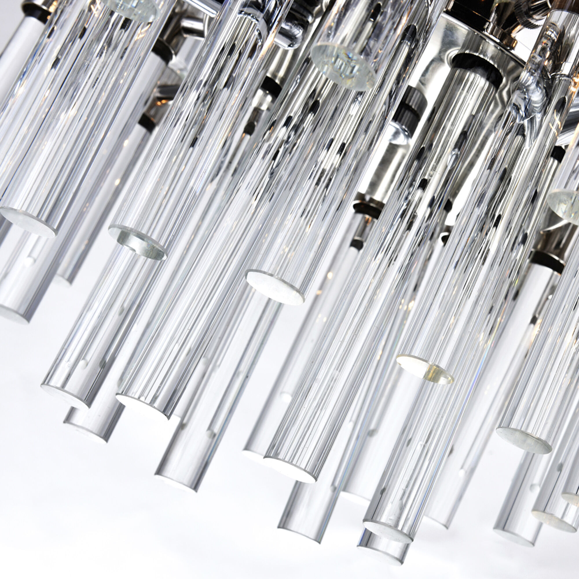 Miroir 8 Light 16 inch Polished Nickel Chandelier Ceiling Light