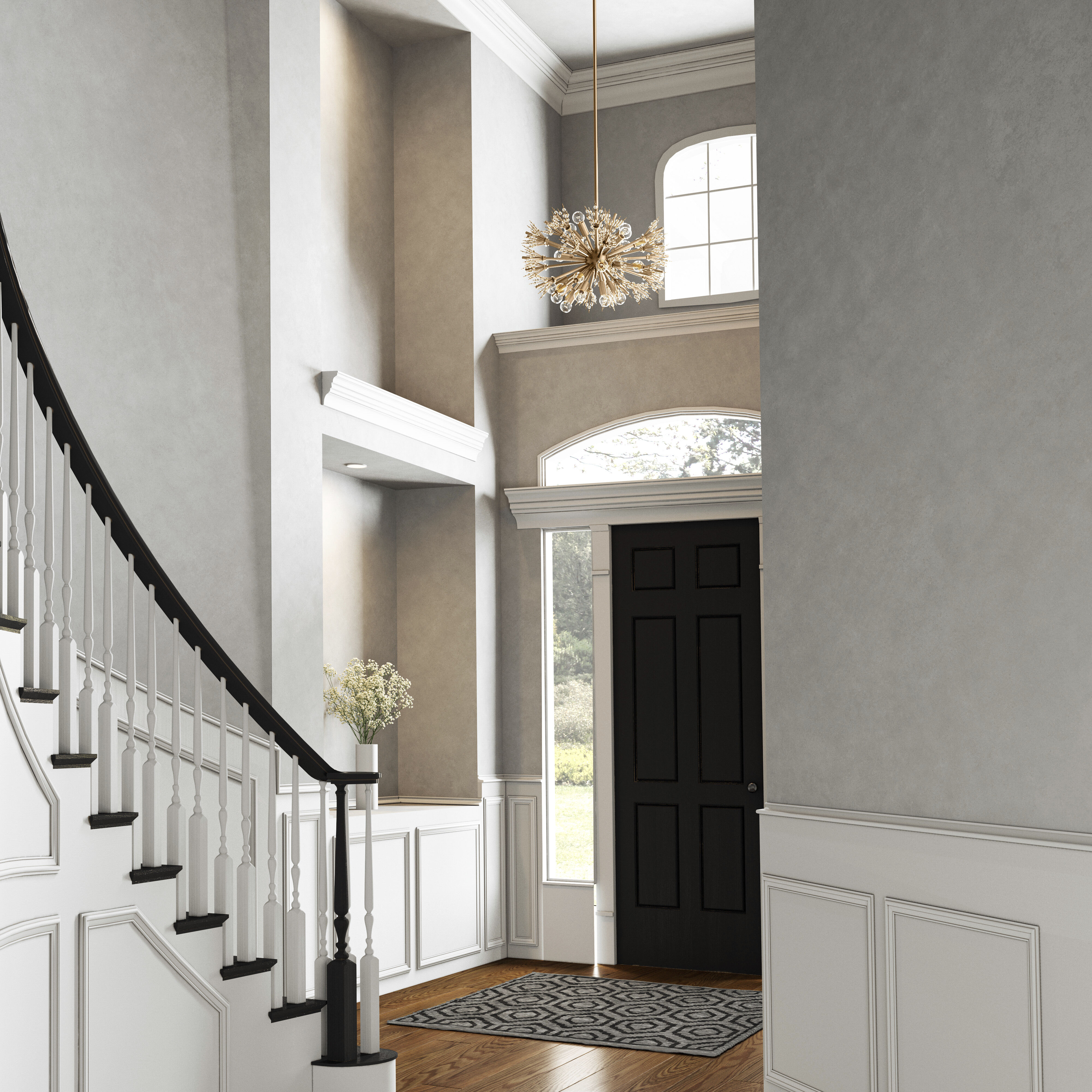 Starburst 15 Light 20 inch Satin Brass Chandelier Ceiling Light