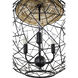Cayman 3 Light 18 inch Black Pendant Ceiling Light