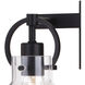 Ogden LED 16.5 inch Matte Black Bathroom Light Wall Light in 2