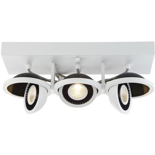 Vision 3 Light 30V White/Black Track Ceiling Light