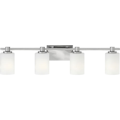 Karlie 4 Light 32 inch Chrome Vanity Light Wall Light