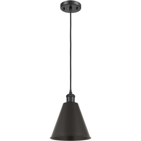 Ballston Cone LED 8 inch Matte Black Mini Pendant Ceiling Light