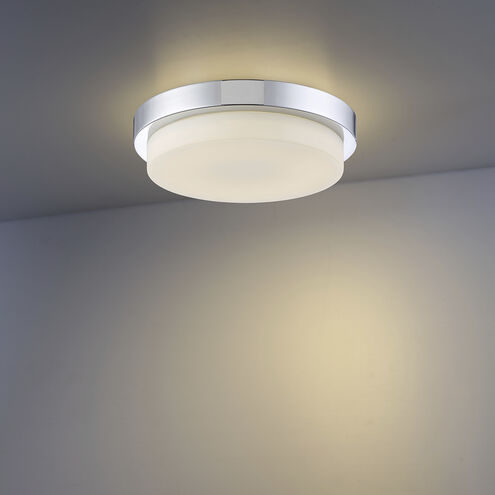 Salba LED 13 inch Chrome Flush Mount Ceiling Light, Large