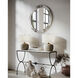 Elena 36 inch White and Brown with Mirror Mirror