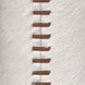 Sheridan 70 inch 150.00 watt White Hide & Oil Rubbed Bronze Metal Floor Lamp Portable Light