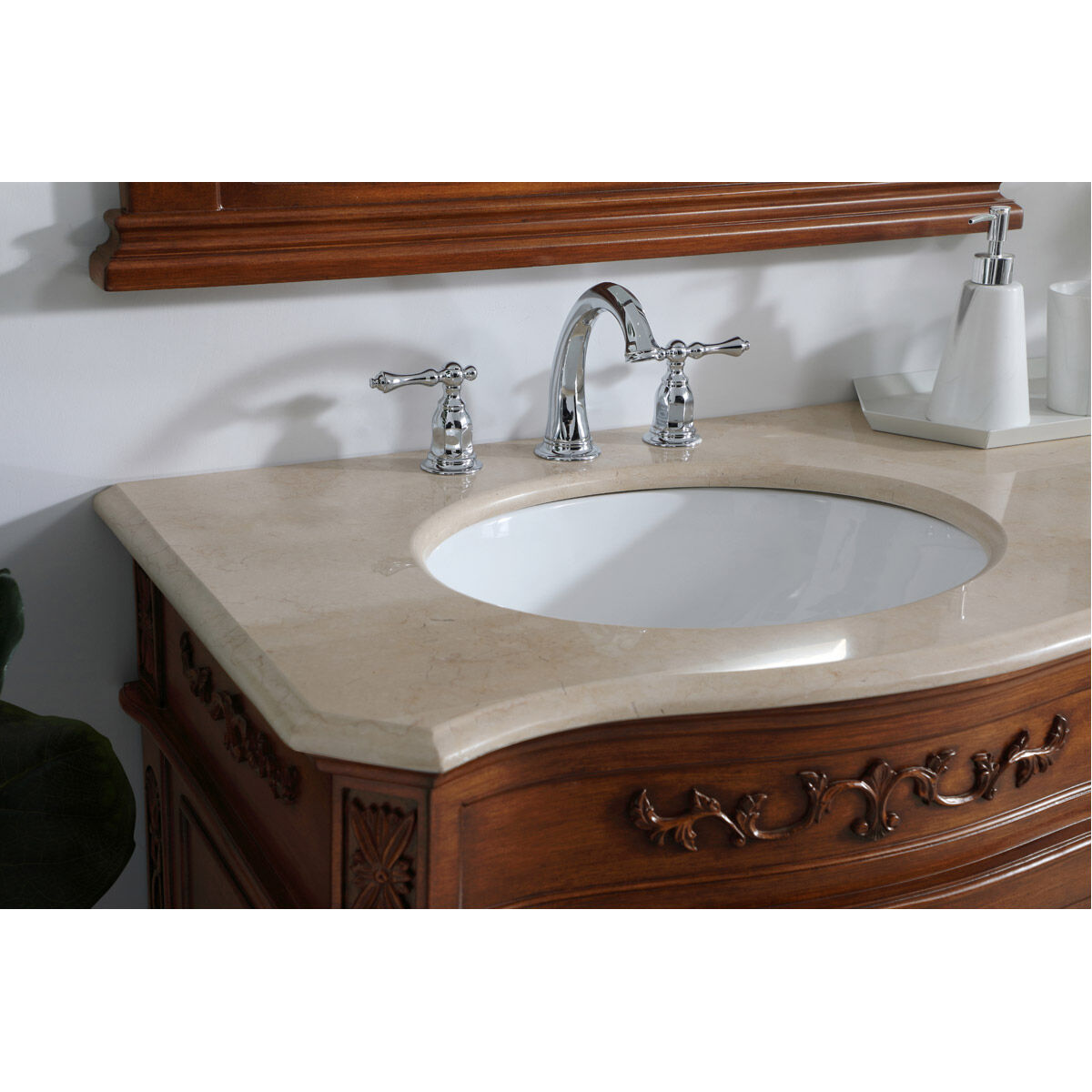 Danville 72 X 72 X 36 inch Teak and Antique Bronze Vanity Sink Set