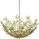 Babylon 8 Light 44 inch Contemporary Gold Leaf and Contemporary Gold Chandelier Ceiling Light