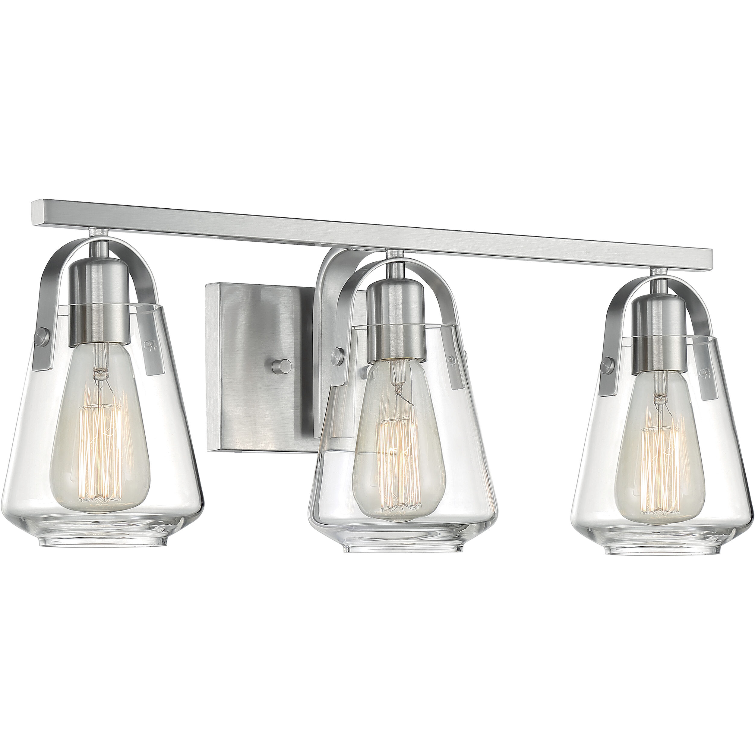 Skybridge 3 Light 23 inch Brushed Nickel Vanity Light Wall Light