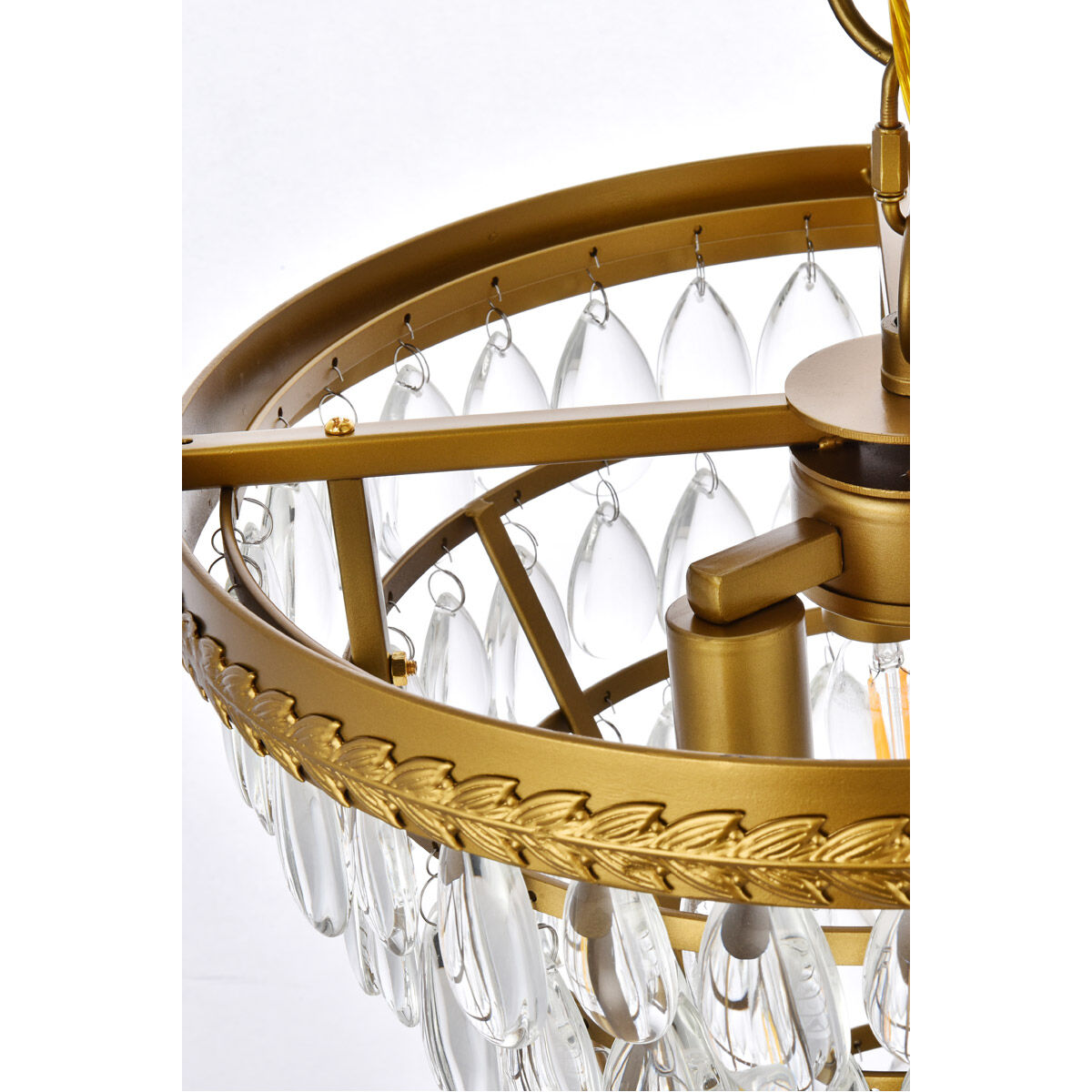 Nordic 3 Light 13 inch Brass Pendant Ceiling Light