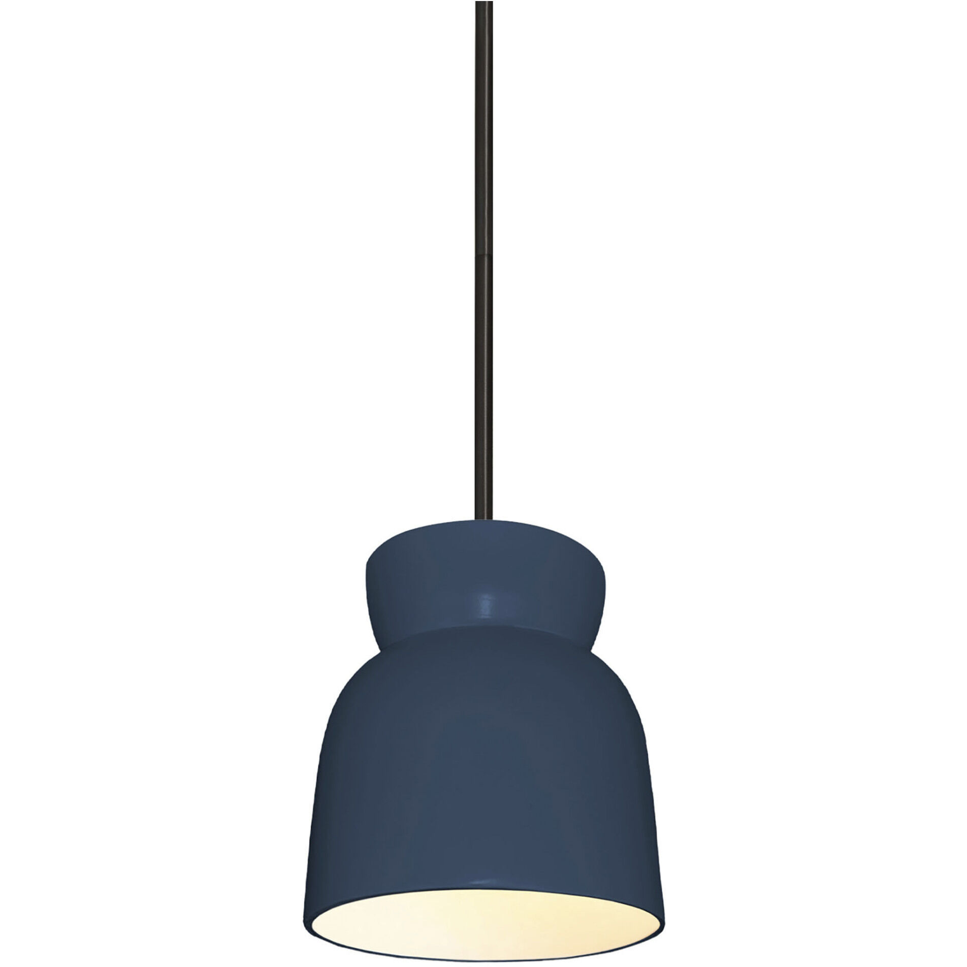 Radiance Collection LED 8 inch Midnight Sky with Brushed Nickel Pendant Ceiling Light