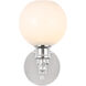Collier 1 Light 6 inch Chrome Wall sconce Wall Light