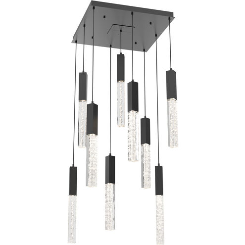 Axis LED 24 inch Matte Black Chandelier Ceiling Light in 2700K LED, Multi-Port